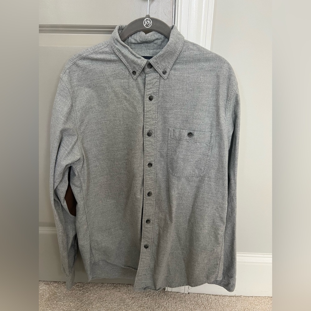J Crew Flannel - with elbow patches